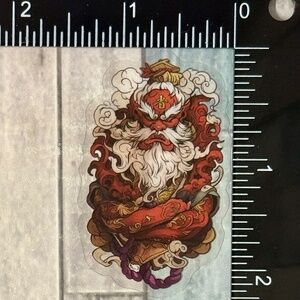 🌀10/$10🌀 Translucent Japanese Tattoo Art Reusable Waterproof Vinyl Sticker Dec